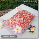 Australia LAMB MINCE 85CL daging domba muda giling frozen 2kg (price/kg)